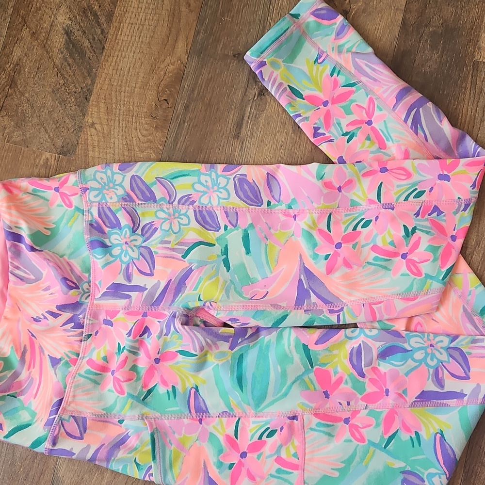 Lilly Pulitzer Luxletic Vibrant Pink Yoga Pants